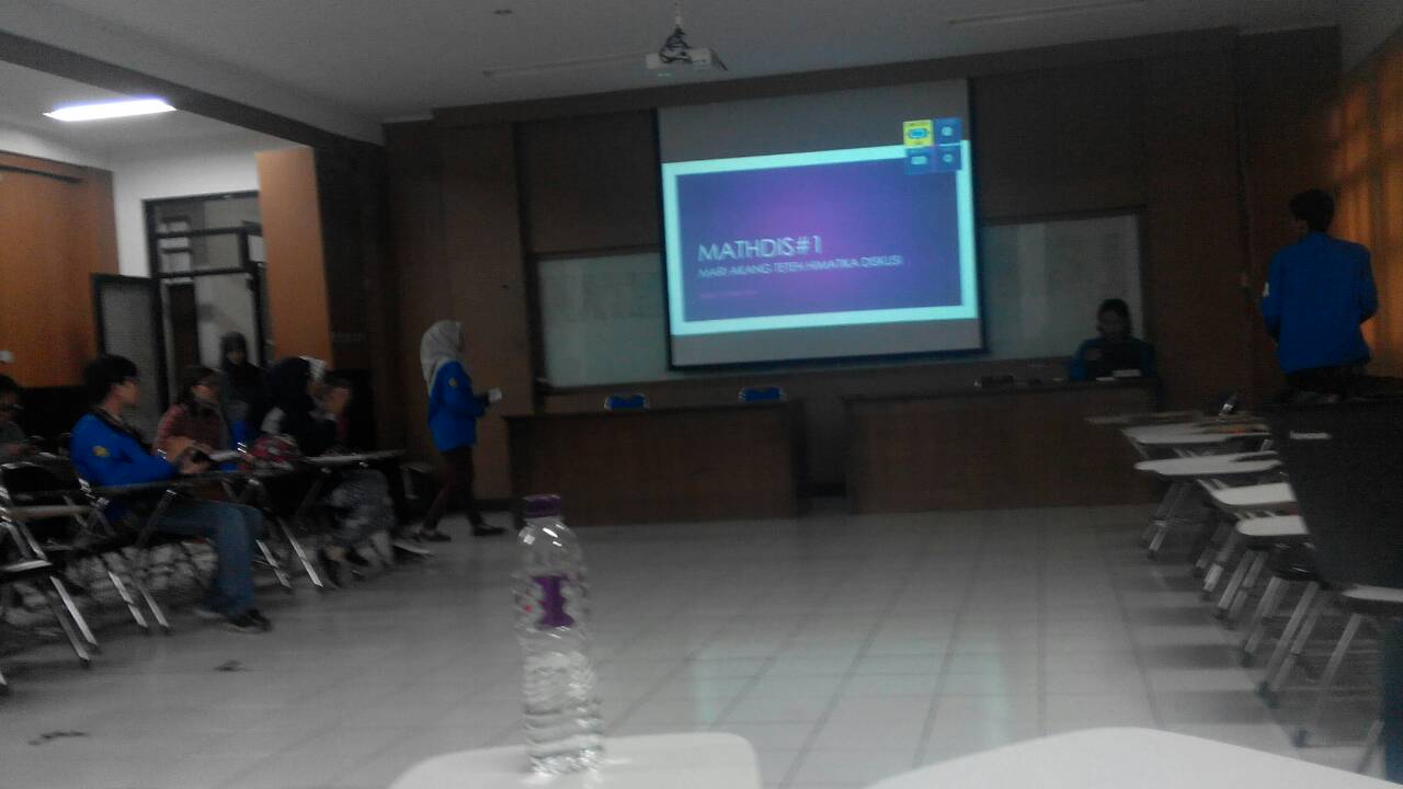 Suasana Mathdis 1 2016