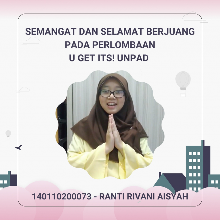 YUK DUKUNG RANTI DI U GET ITS! UNPAD