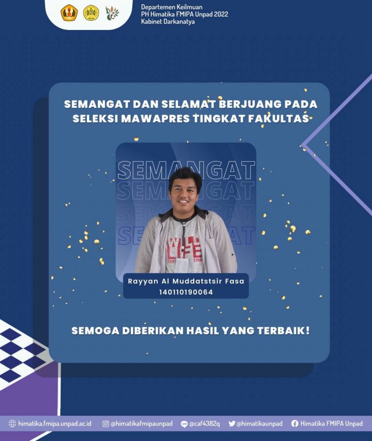 SEMANGAT BERJUANG DI SELEKSI MAWAPRES TINGKAT FAKULTAS