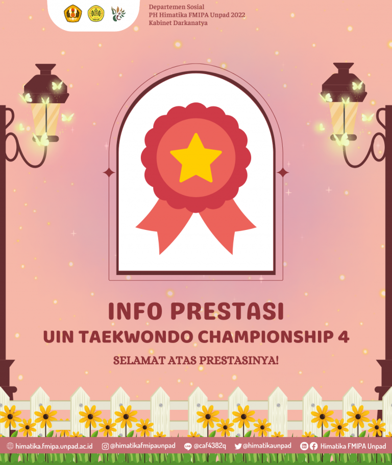 Selamat Kepada Juara UIN Taekwondo Championship 4