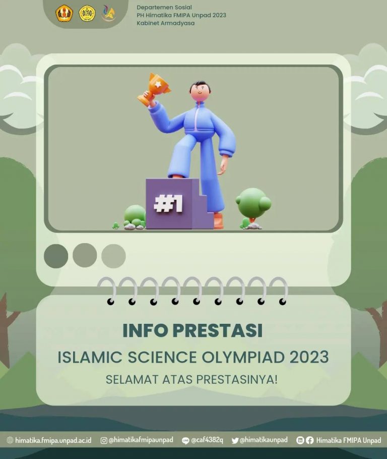 Selamat Atas Prestasinya di Islamic Science Olympiad (ISO) 2023